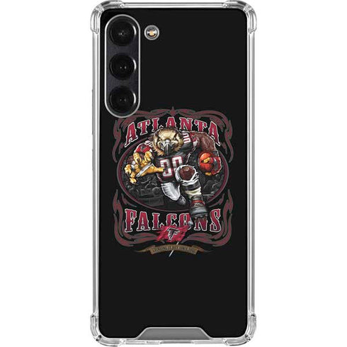 Liquid Blue NFL Atlanta Falcons Running Back Galaxy S24 FE Clear Case