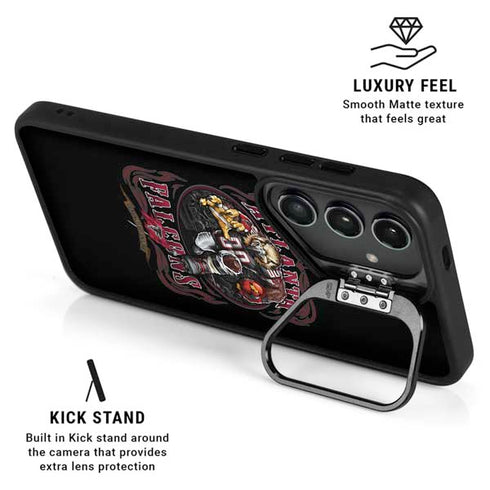 Liquid Blue NFL Atlanta Falcons Running Back Galaxy S25 Kickstand Case