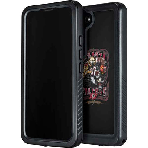 Liquid Blue NFL Atlanta Falcons Running Back Galaxy S24 Plus Waterproof Case
