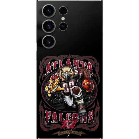 Liquid Blue NFL Atlanta Falcons Running Back Galaxy S24 Ultra Skin