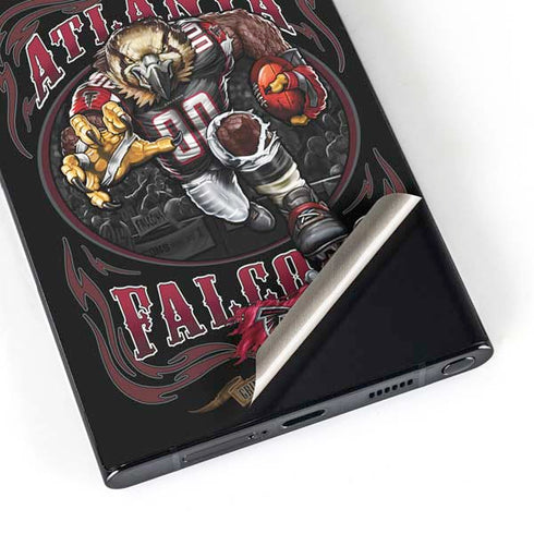 Liquid Blue NFL Atlanta Falcons Running Back Galaxy S25 Ultra Skin