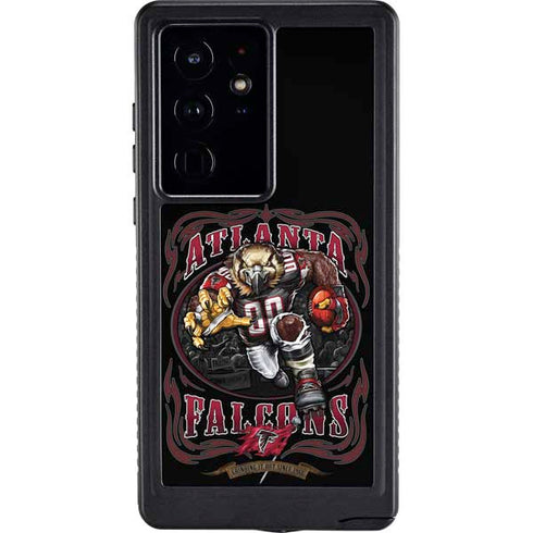 Liquid Blue NFL Atlanta Falcons Running Back Galaxy S24 Ultra Waterproof Case