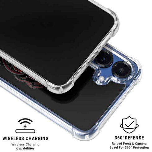 Liquid Blue NFL Atlanta Falcons Running Back Galaxy S25 Clear Case