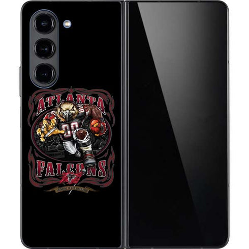 Liquid Blue NFL Atlanta Falcons Running Back Galaxy Z Fold5 5G Skin