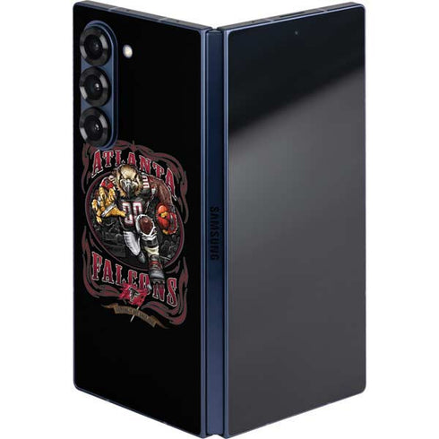 Liquid Blue NFL Atlanta Falcons Running Back Galaxy Z Fold6 Skin