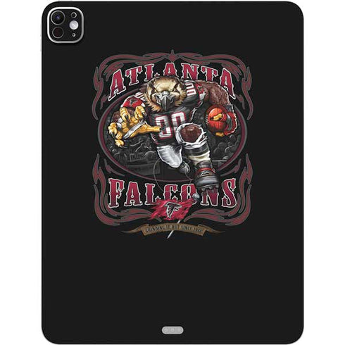 Liquid Blue NFL Atlanta Falcons Running Back iPad Pro 13in M4 (2024) Skin