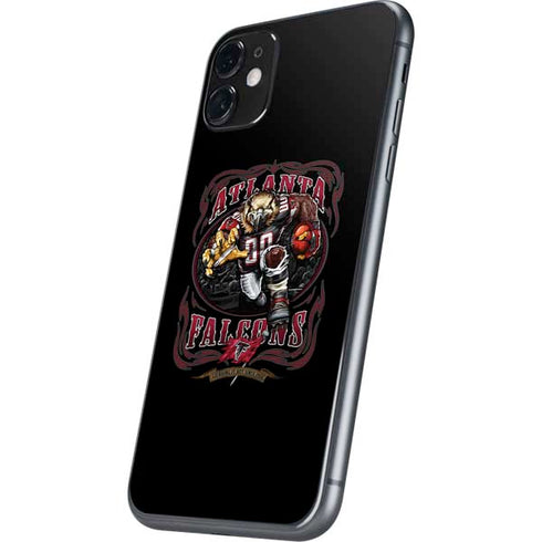 Liquid Blue NFL Atlanta Falcons Running Back iPhone 11 Skin