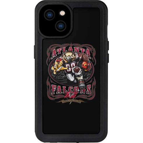 Liquid Blue NFL Atlanta Falcons Running Back iPhone 15 Plus Waterproof Case