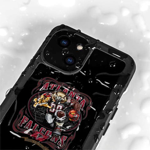 Liquid Blue NFL Atlanta Falcons Running Back iPhone 15 Plus Waterproof Case