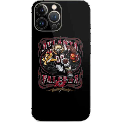 Liquid Blue NFL Atlanta Falcons Running Back iPhone 15 Pro Max Skin