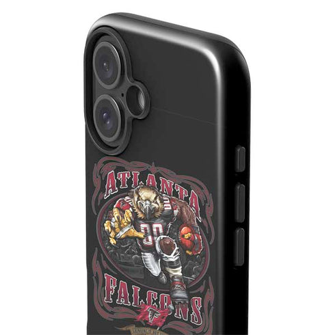 Liquid Blue NFL Atlanta Falcons Running Back iPhone 16 Impact Case
