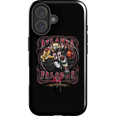 Liquid Blue NFL Atlanta Falcons Running Back iPhone 16 Magsafe Impact Case