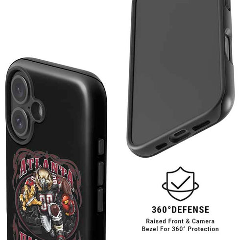 Liquid Blue NFL Atlanta Falcons Running Back iPhone 16 Magsafe Impact Case