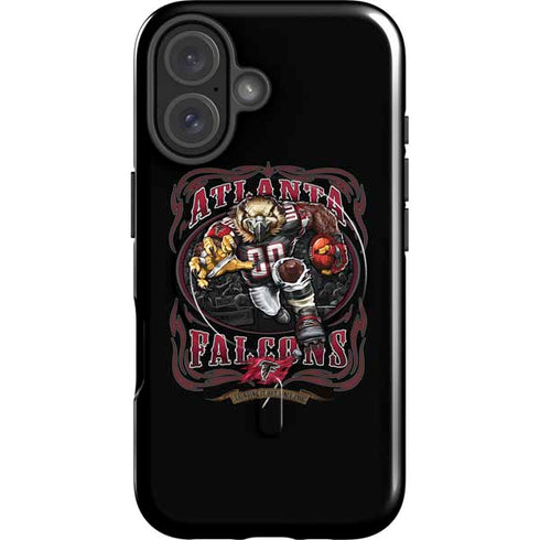 Liquid Blue NFL Atlanta Falcons Running Back iPhone 16 Plus Magsafe Impact Case