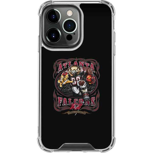Liquid Blue NFL Atlanta Falcons Running Back iPhone 16 Pro Clear Case
