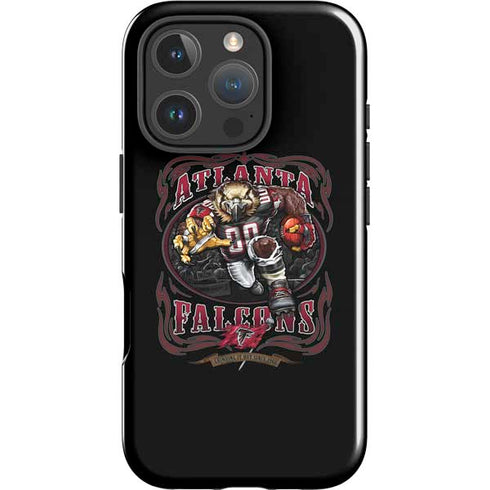 Liquid Blue NFL Atlanta Falcons Running Back iPhone 16 Pro Impact Case