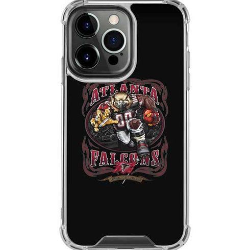 Liquid Blue NFL Atlanta Falcons Running Back iPhone 16 Pro Max Clear Case