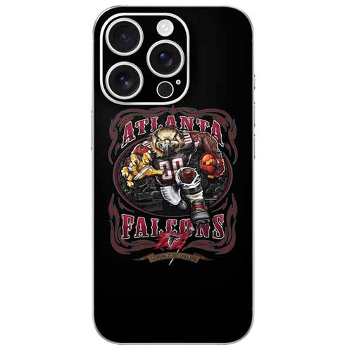Liquid Blue NFL Atlanta Falcons Running Back iPhone 16 Pro Skin
