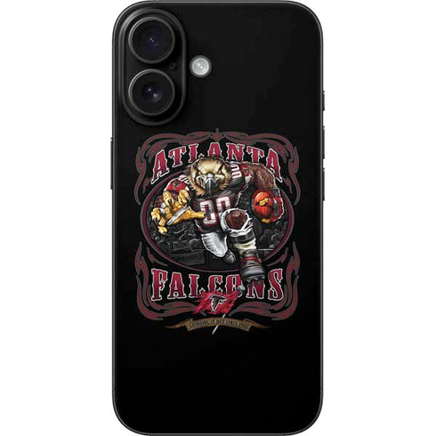Liquid Blue NFL Atlanta Falcons Running Back iPhone 16 Skin