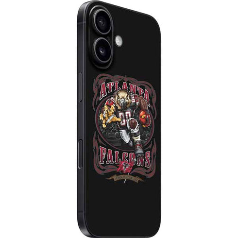 Liquid Blue NFL Atlanta Falcons Running Back iPhone 16 Skin