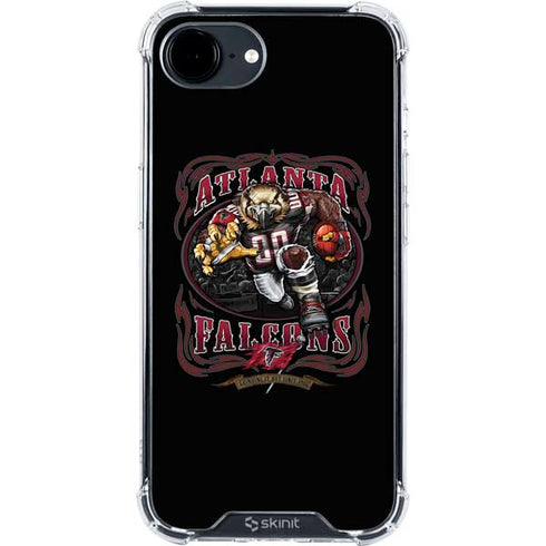 Liquid Blue NFL Atlanta Falcons Running Back iPhone 16e Clear Case