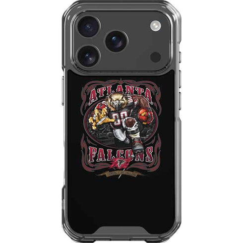 Liquid Blue NFL Atlanta Falcons Running Back iPhone 18 Pro Clear Case