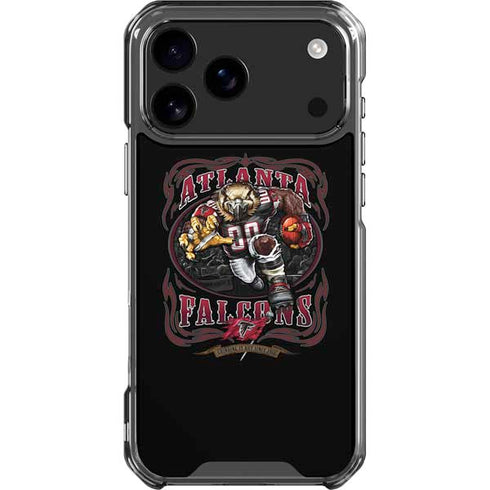 Liquid Blue NFL Atlanta Falcons Running Back iPhone 18 Pro Max Clear Case