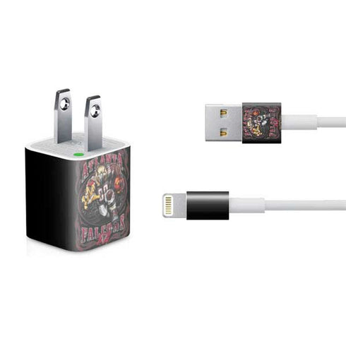 Liquid Blue NFL Atlanta Falcons Running Back iPhone Charger (5W USB) Skin