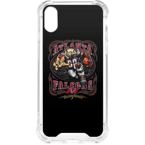 Liquid Blue NFL Atlanta Falcons Running Back iPhone XS Clear Case