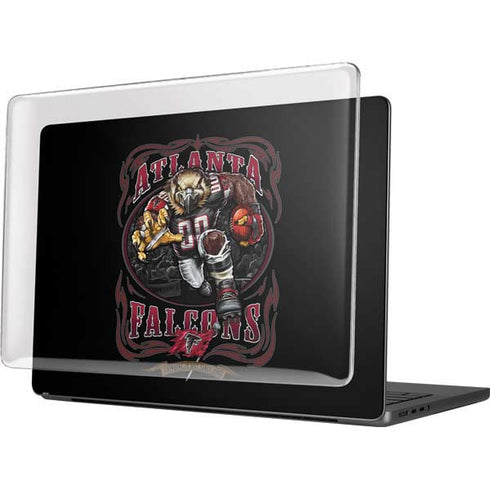 Liquid Blue NFL Atlanta Falcons Running Back MacBook Pro 14in (2021-24) Case plus Skin