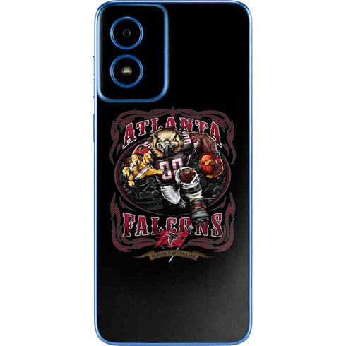 Liquid Blue NFL Atlanta Falcons Running Back Moto G Play 4G (2024) Skin