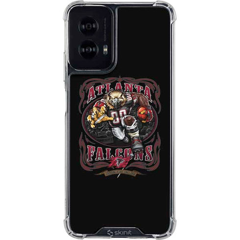 Liquid Blue NFL Atlanta Falcons Running Back Moto G Power 5G (2024) Clear Case
