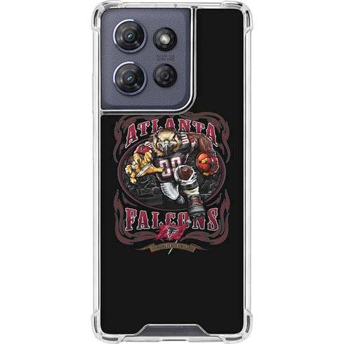 Liquid Blue NFL Atlanta Falcons Running Back Moto G Power 5G (2025) Clear Case