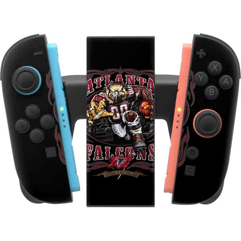 Liquid Blue NFL Atlanta Falcons Running Back Nintendo Switch 2 (2025) Joy-Con Controller Skin