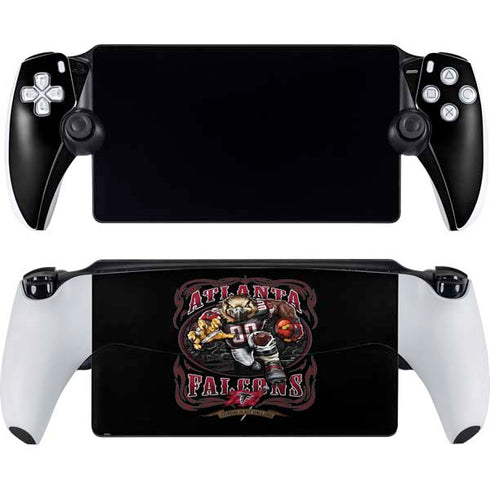 Liquid Blue NFL Atlanta Falcons Running Back PlayStation Portal Remote Player Skin