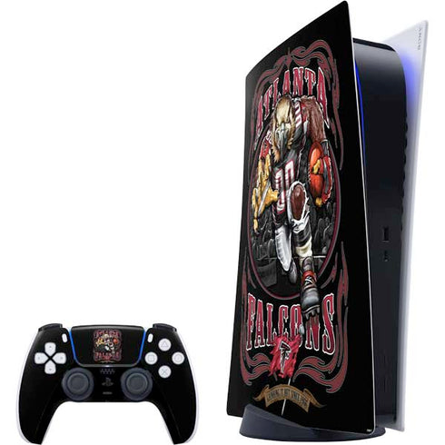 Liquid Blue NFL Atlanta Falcons Running Back PlayStation PS5 Skins