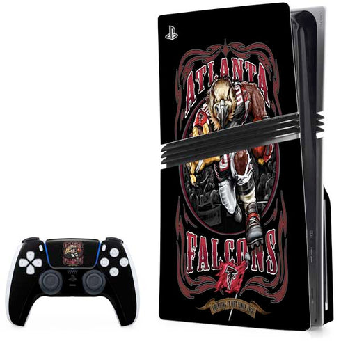 Liquid Blue NFL Atlanta Falcons Running Back PlayStation PS5 Skins