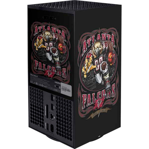 Liquid Blue NFL Atlanta Falcons Running Back Xbox Series X Bundle Skin