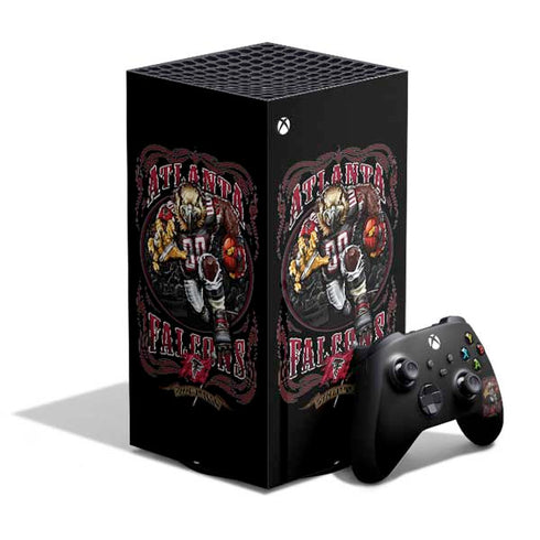Liquid Blue NFL Atlanta Falcons Running Back XBox Series X Digital Edition Bundle Skin