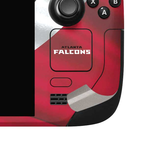 NFL Atlanta Falcons Steam Deck Handheld Gaming Computer OLED Skin