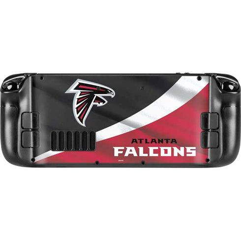 NFL Atlanta Falcons Steam Deck Handheld Gaming Computer Skin