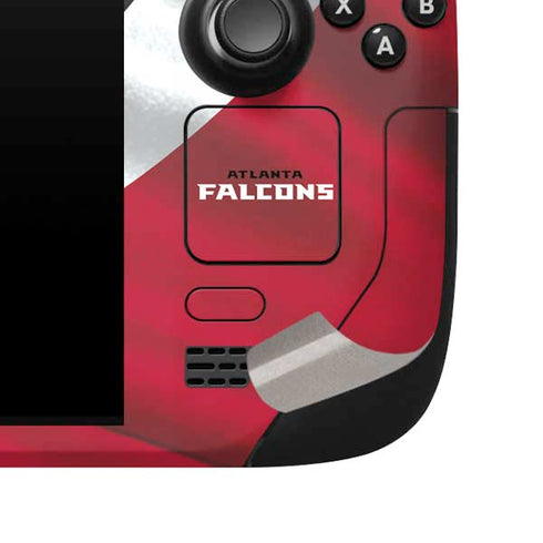 NFL Atlanta Falcons Steam Deck Handheld Gaming Computer Skin