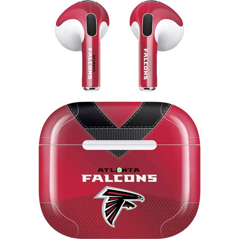 NFL Atlanta Falcons Team Jersey Apple AirPods (3rd Gen 2021) Skin