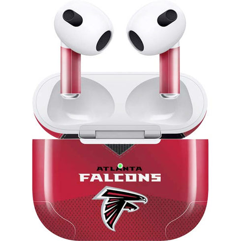 NFL Atlanta Falcons Team Jersey Apple AirPods (3rd Gen 2021) Skin