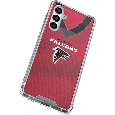 NFL Atlanta Falcons Team Jersey Galaxy A16 5G Clear Case
