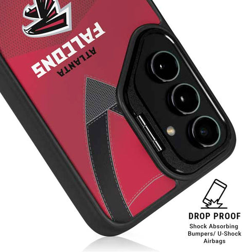 NFL Atlanta Falcons Team Jersey Galaxy S24 FE Kickstand Case