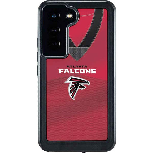 NFL Atlanta Falcons Team Jersey Galaxy S24 Waterproof Case