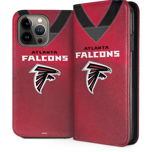 NFL Atlanta Falcons Team Jersey iPhone 14 Pro Max Folio Case