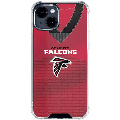 NFL Atlanta Falcons Team Jersey iPhone 15 Clear Case