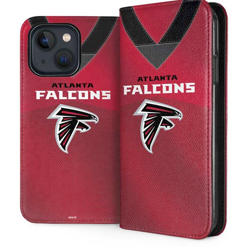 NFL Atlanta Falcons Team Jersey iPhone 15 Folio Case
